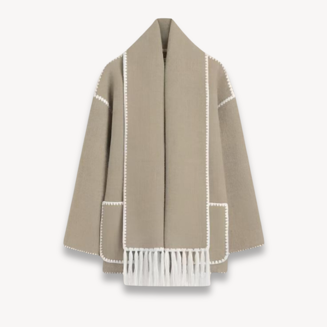Women's Cape-Front Short Jacket