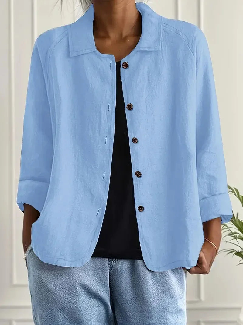 Women's Casual Button-Front Jacket