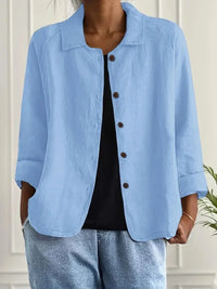 Women's Casual Button-Front Jacket
