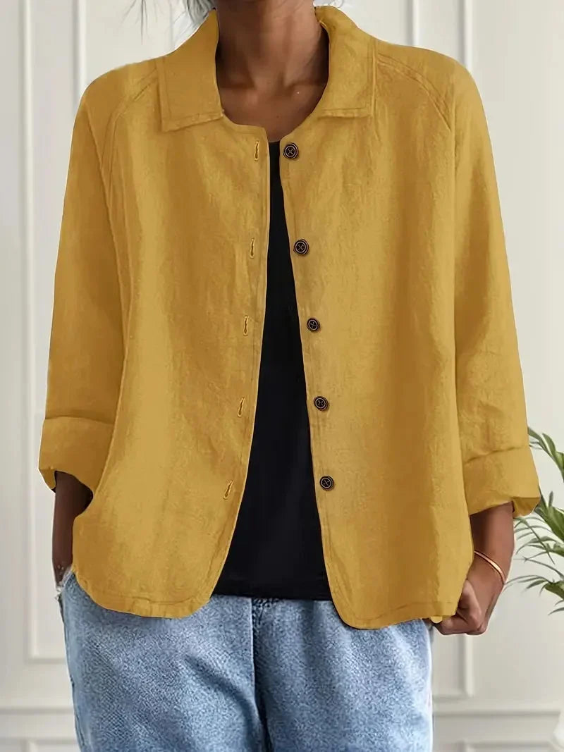 Women's Casual Button-Front Jacket