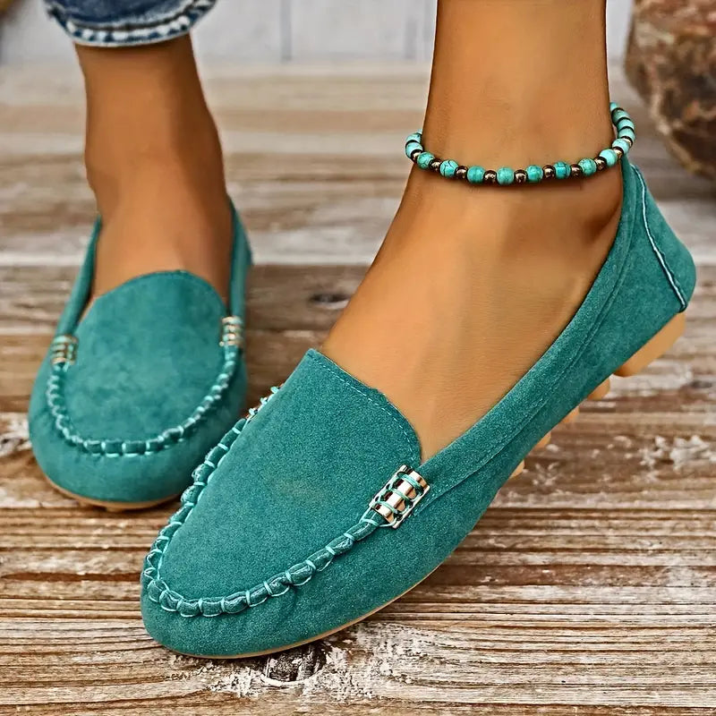 Women's Casual Slip-On Loafers – Breathable and Stylish