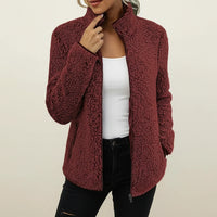 Women's Cozy Teddy Fleece Winter Jacket