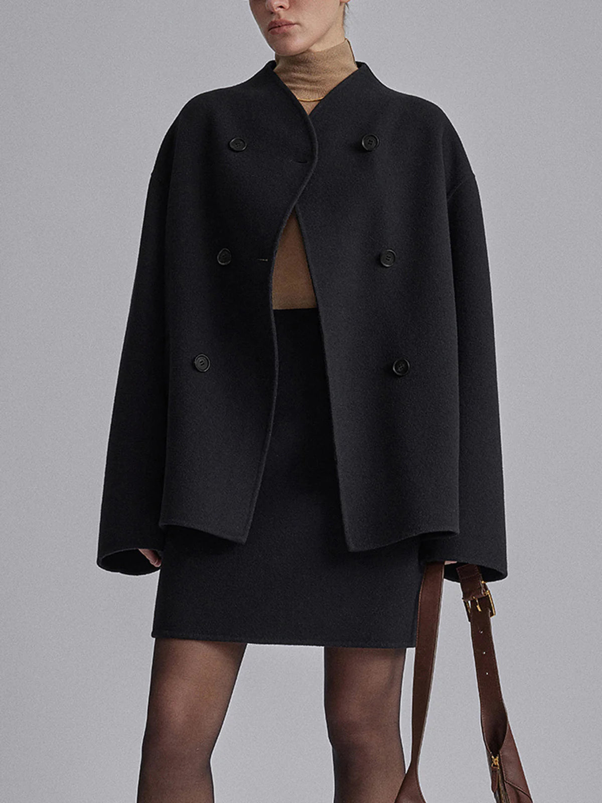 Women's Double-Breasted Peacoat