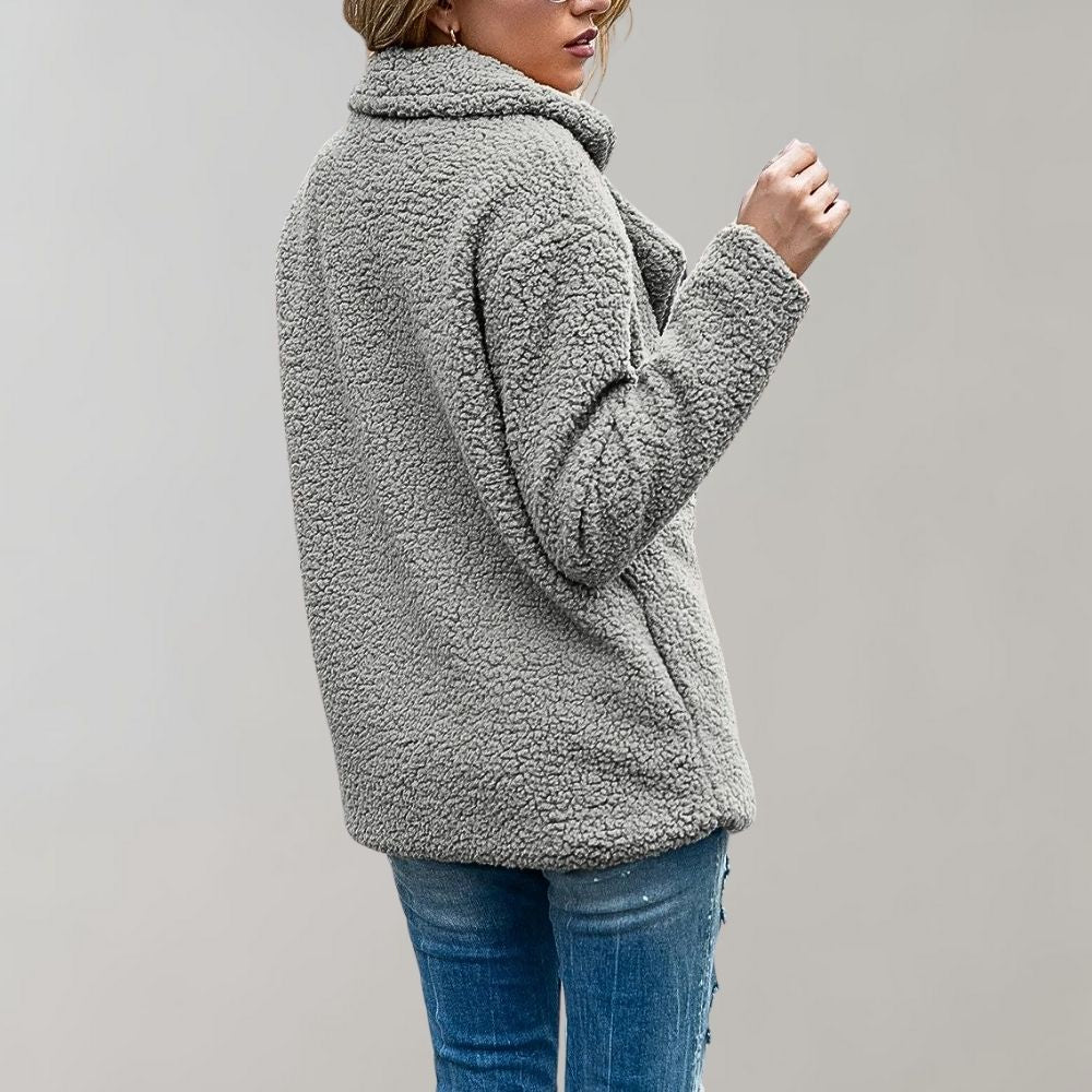 Women's Double-Breasted Relaxed Fit Jacket