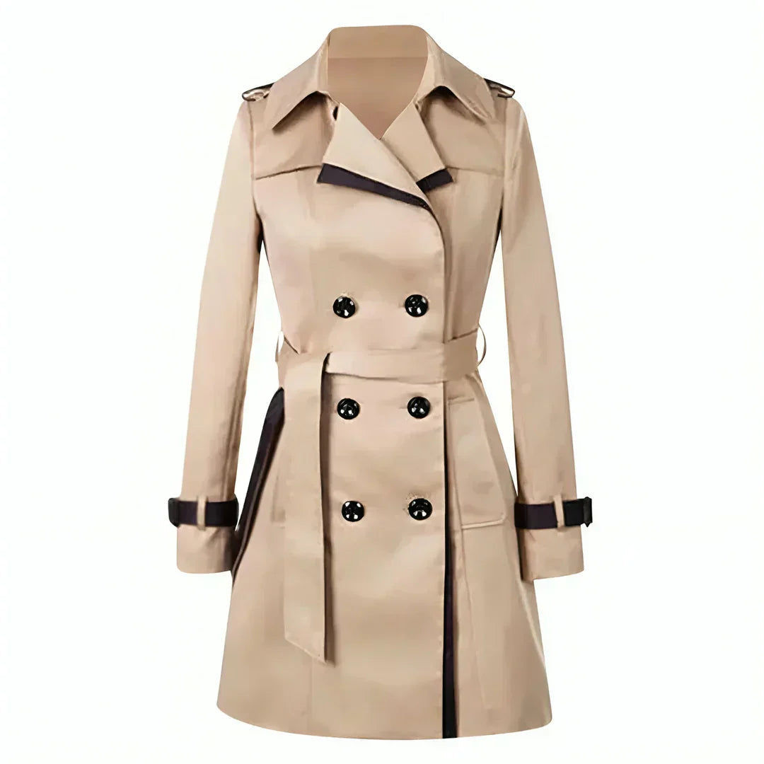 Women's Double-Breasted Trench Coat