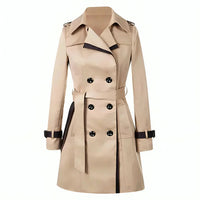 Women's Double-Breasted Trench Coat