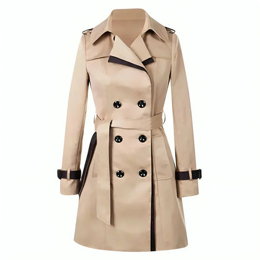Women's Double-Breasted Trench Coat