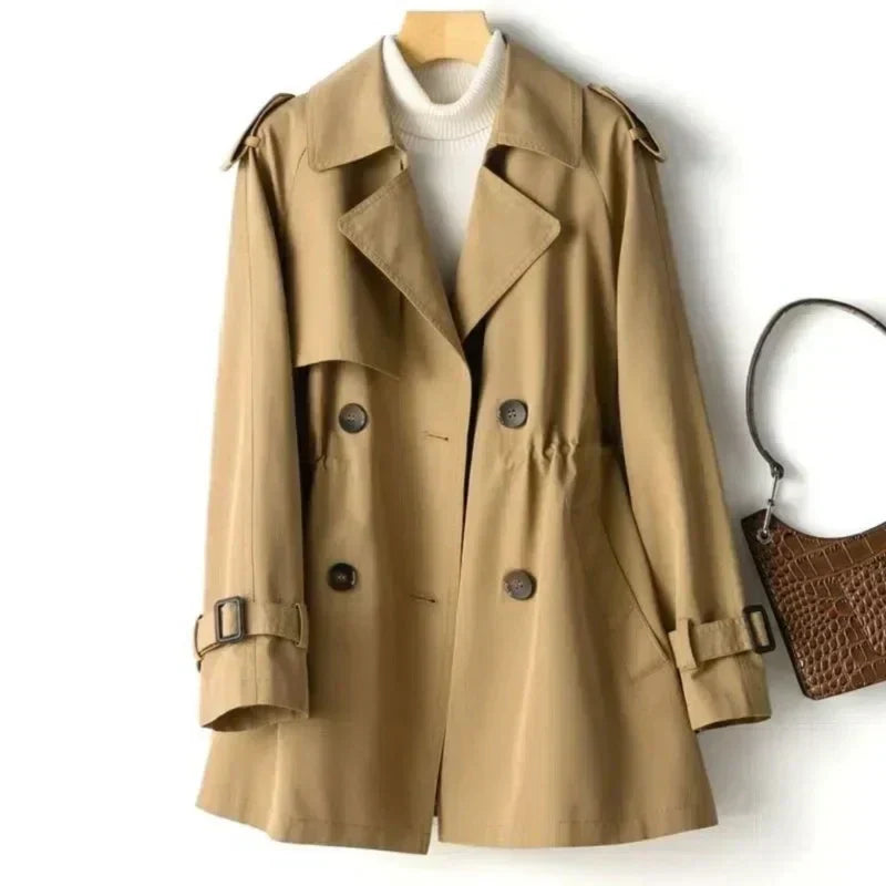 Women's Double-Breasted Trench Coat