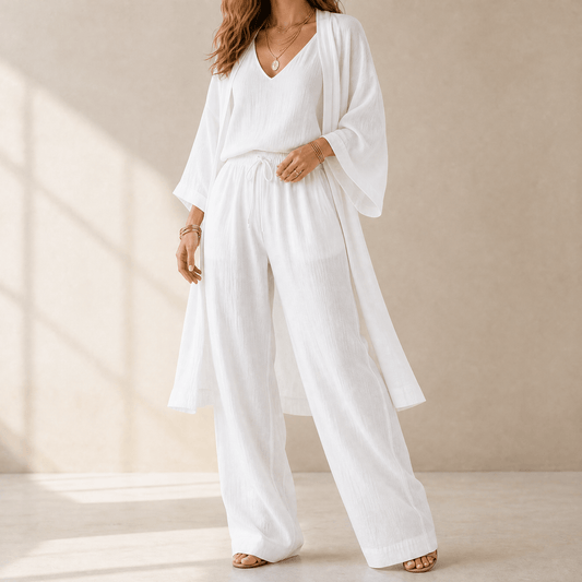 Women's Elegant 3-Piece Loungewear Set