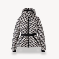 Women's Hooded Belted Puffer Jacket