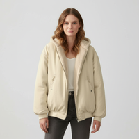 Women's Hooded Bomber Jacket