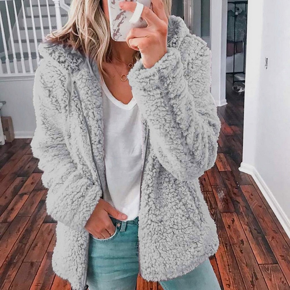 Women's Hooded Fleece Jacket