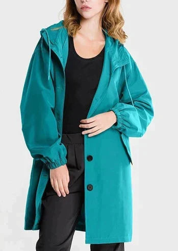 Women's Hooded Mid-Length Coat
