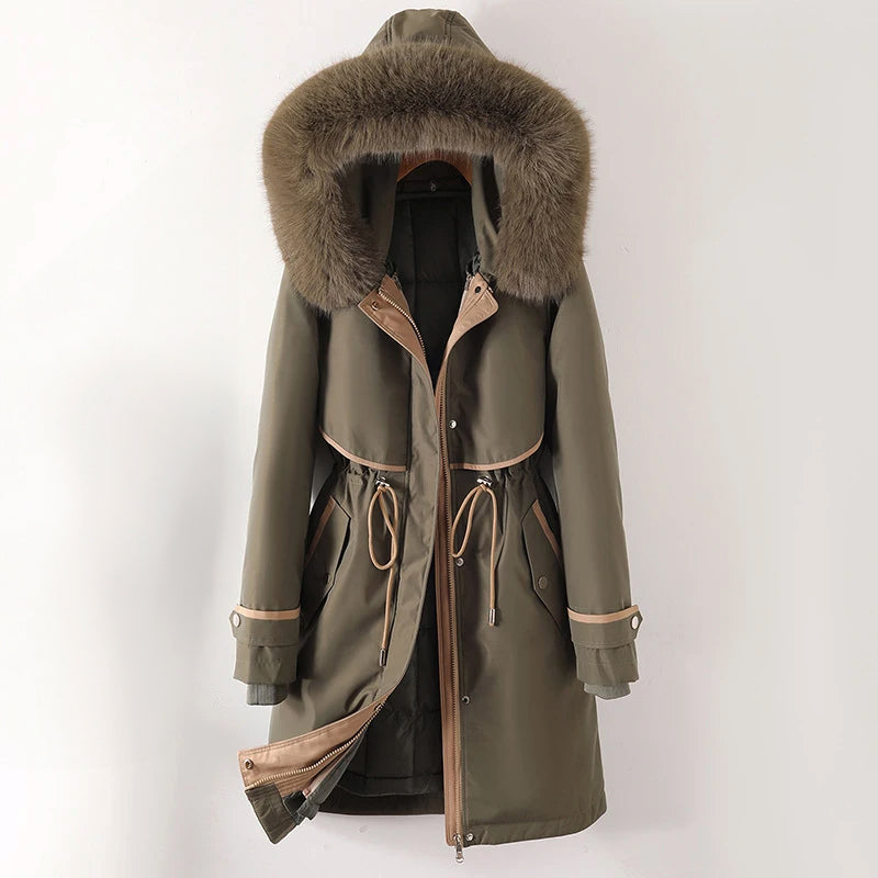 Women's Hooded Parka Coat