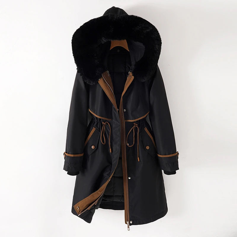 Women's Hooded Parka Coat