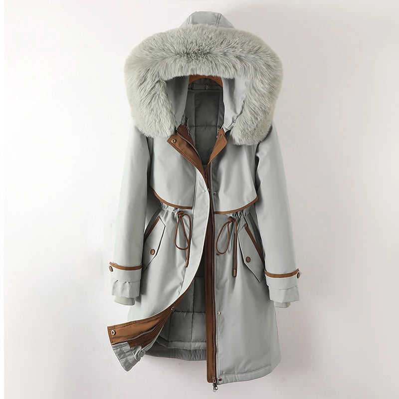 Women's Hooded Parka Coat