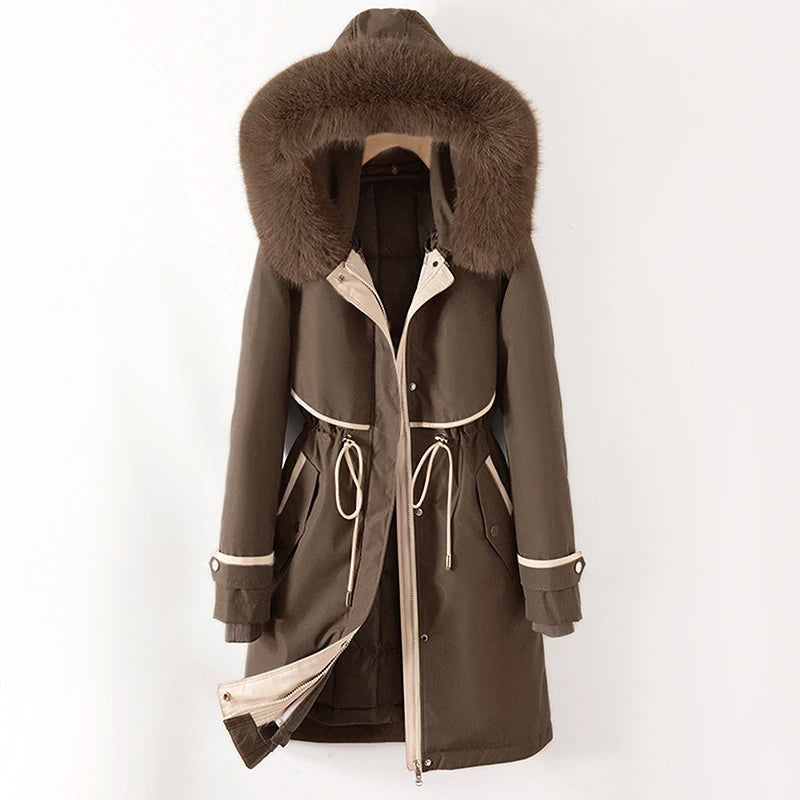 Women's Hooded Parka Coat