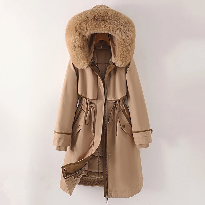 Women's Hooded Parka Coat
