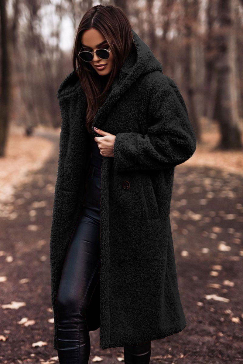 Women's Hooded Teddy Coat