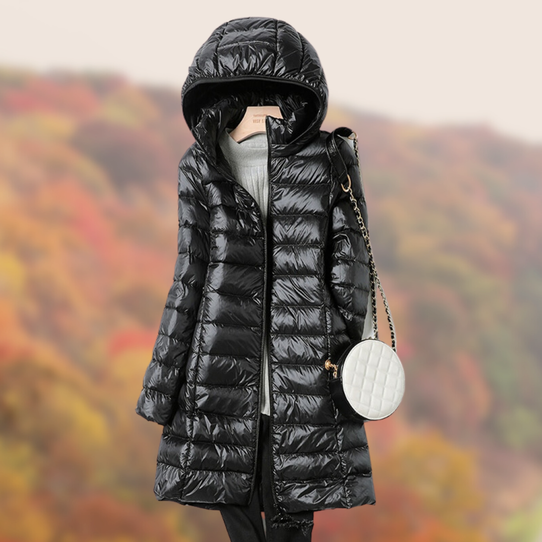 Women's Lightweight Hooded Puffer Coat
