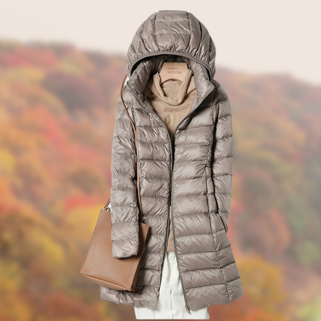 Women's Lightweight Hooded Puffer Coat