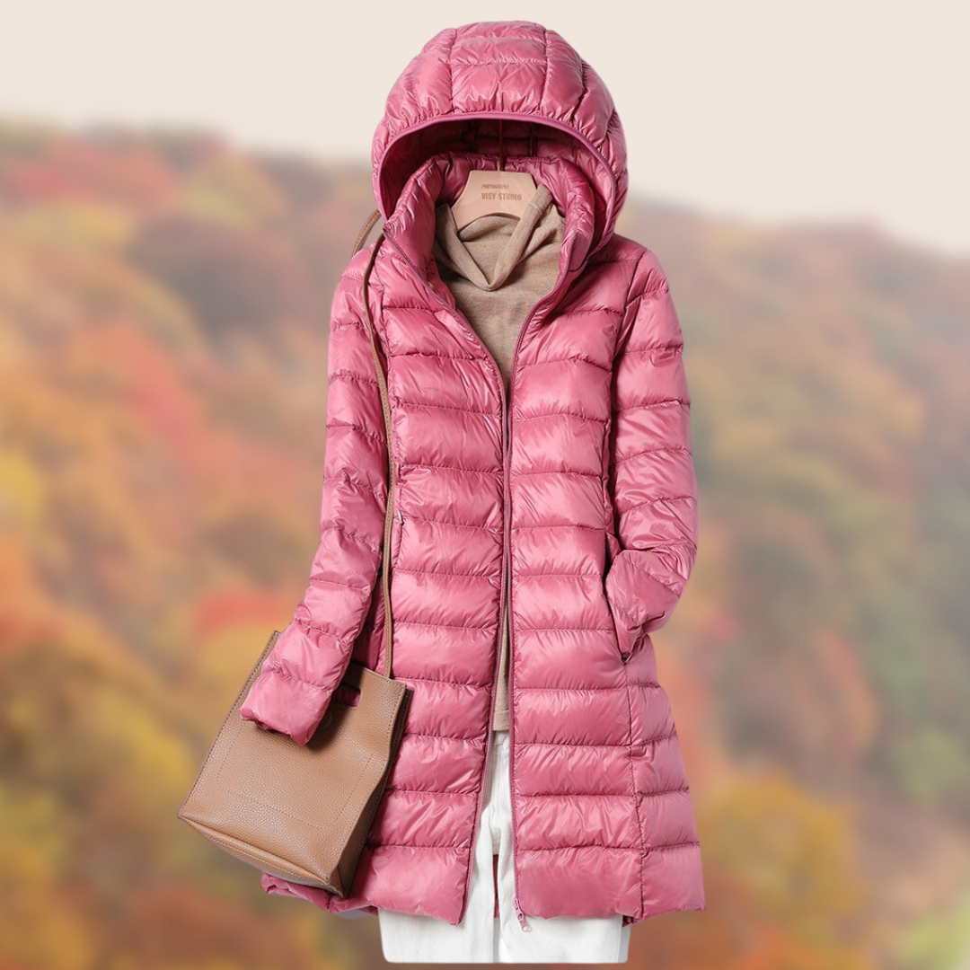 Women's Lightweight Hooded Puffer Coat