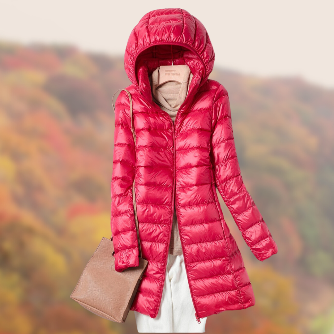 Women's Lightweight Hooded Puffer Coat