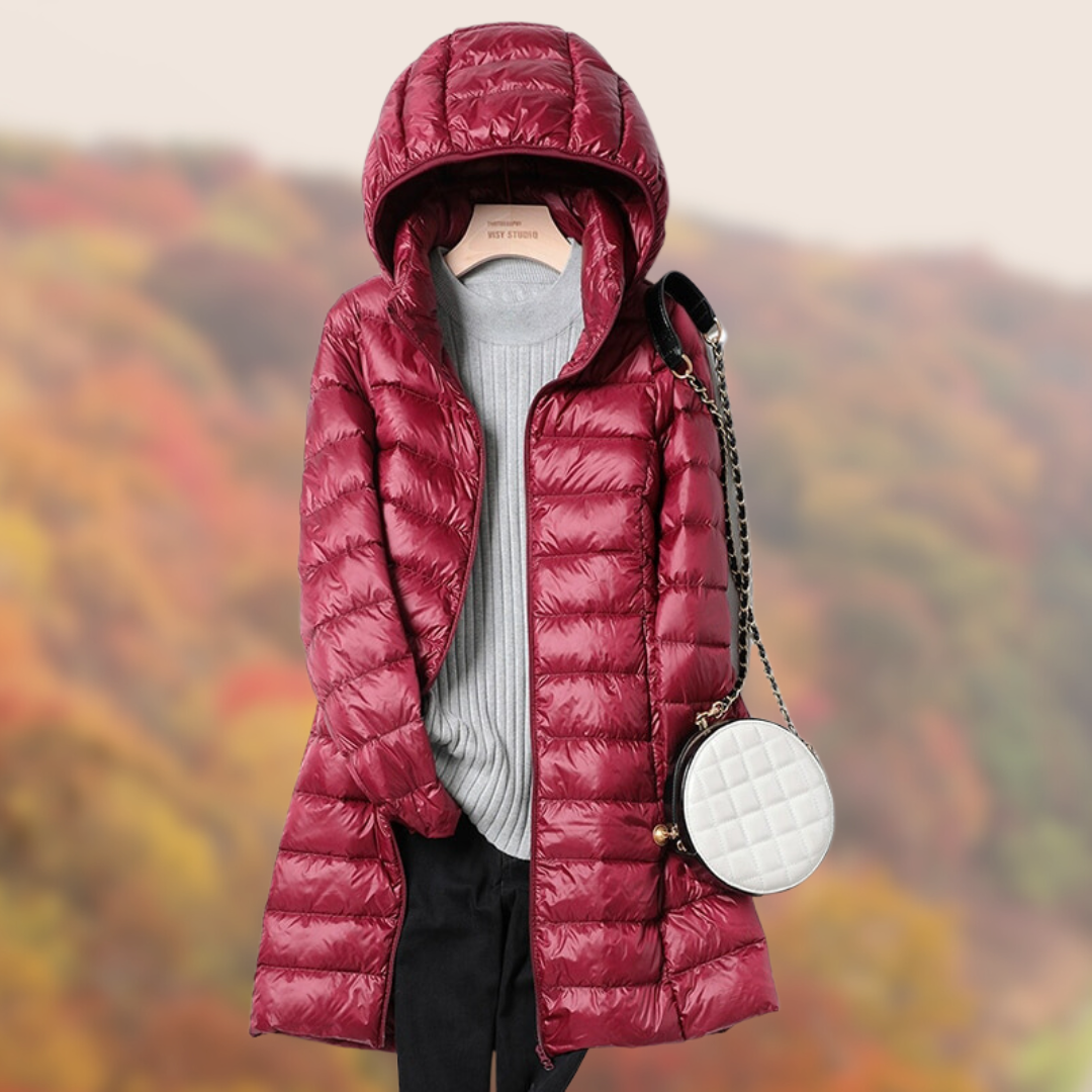 Women's Lightweight Hooded Puffer Coat