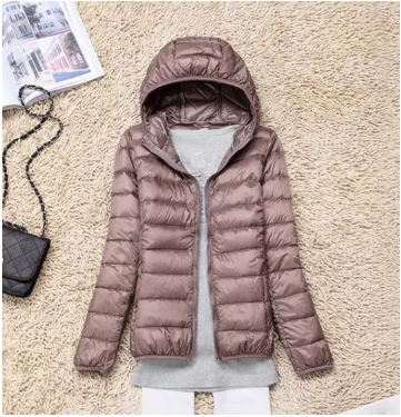 Women's Lightweight Hooded Puffer Jacket