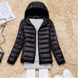 Women's Lightweight Hooded Puffer Jacket