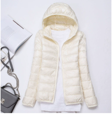 Women's Lightweight Hooded Puffer Jacket