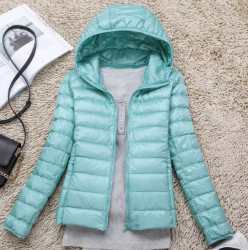 Women's Lightweight Hooded Puffer Jacket