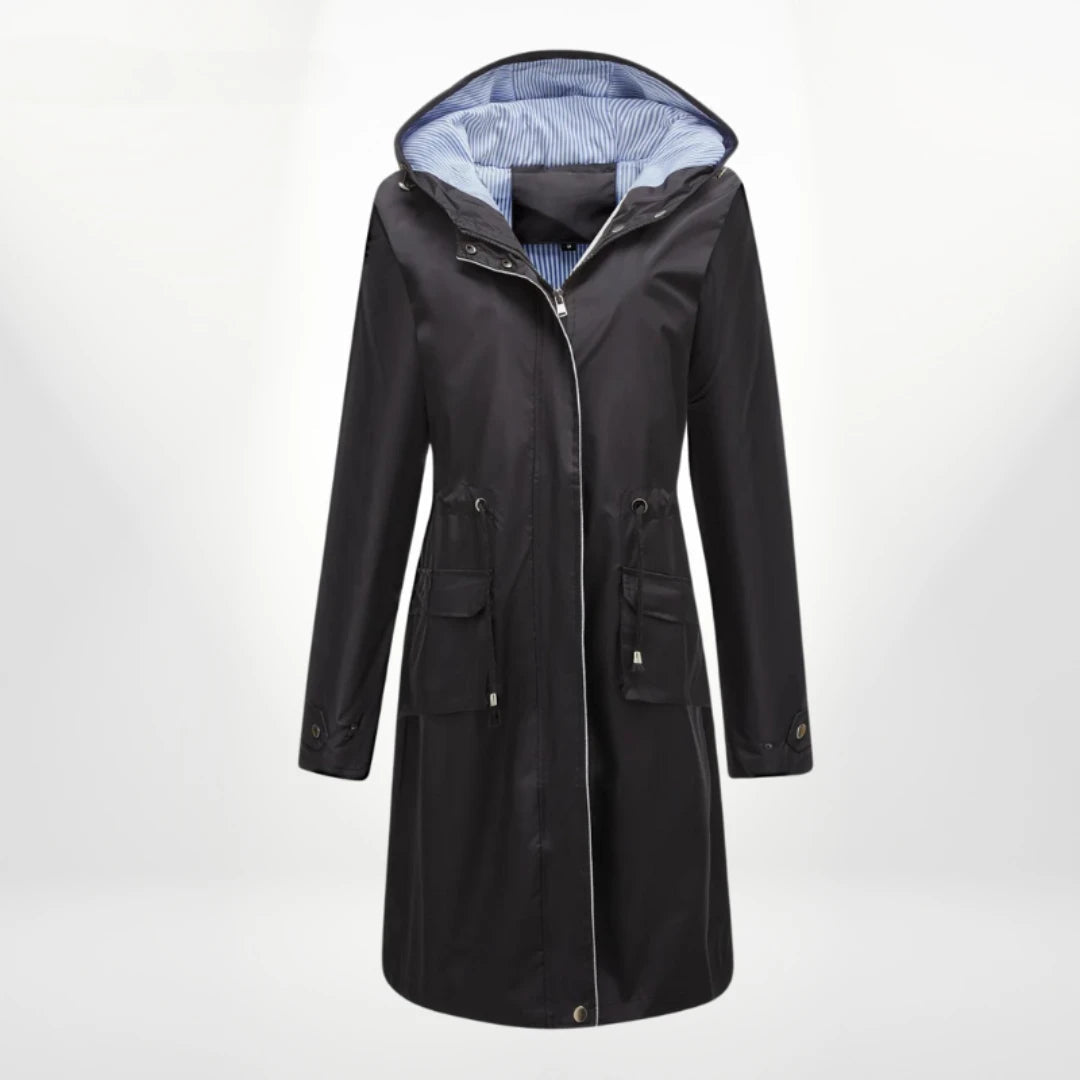 Women's Long Hooded Anorak Jacket