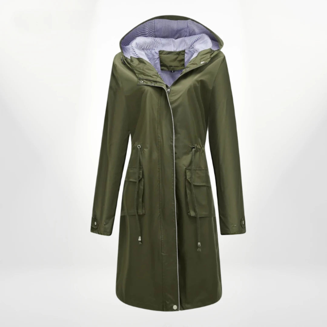 Women's Long Hooded Anorak Jacket