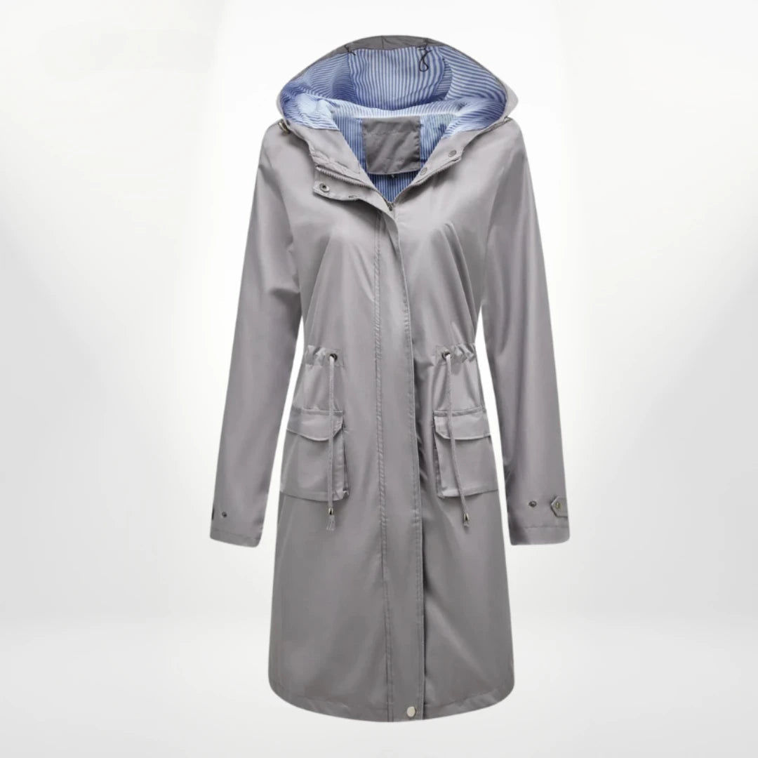 Women's Long Hooded Anorak Jacket