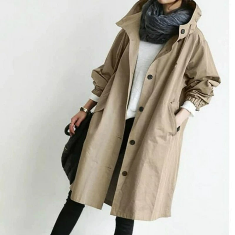 Women's Long Hooded Coat