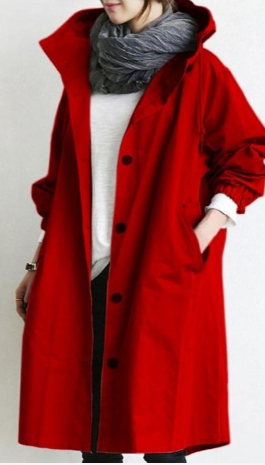 Women's Long Hooded Coat