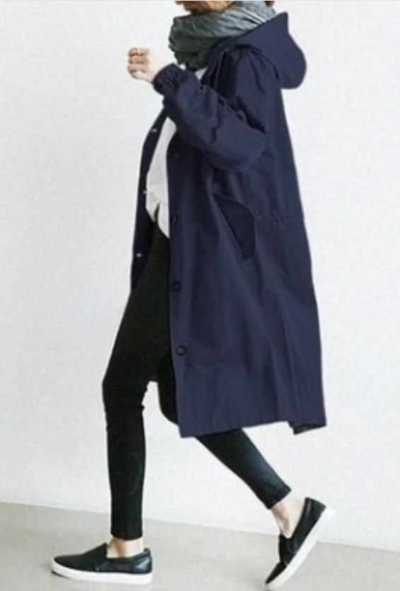 Women's Long Hooded Coat