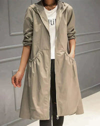 Women's Longline Hooded Jacket