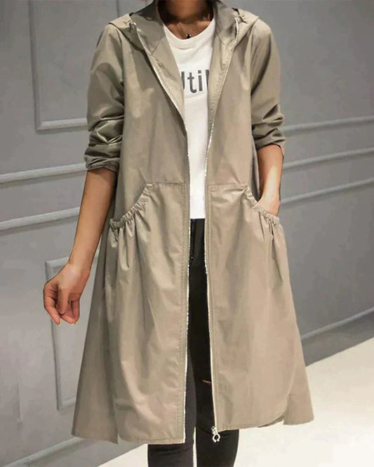 Women's Longline Hooded Jacket