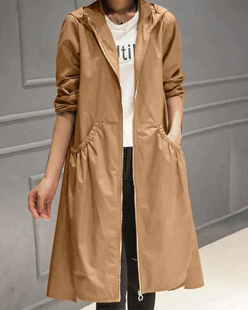 Women's Longline Hooded Jacket