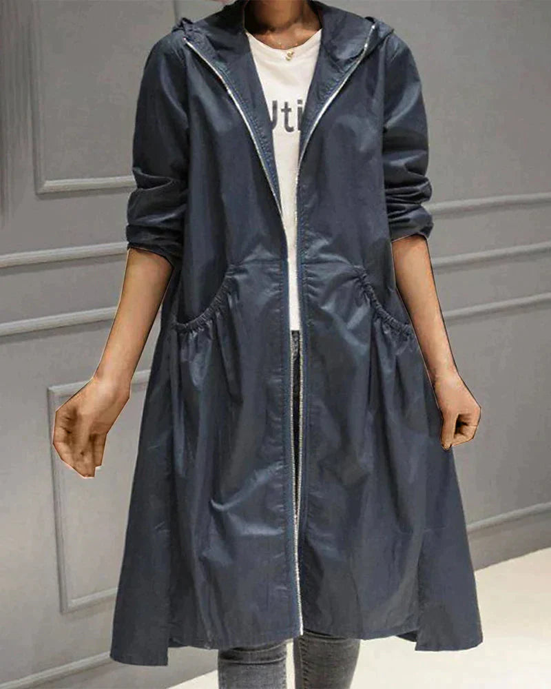 Women's Longline Hooded Jacket