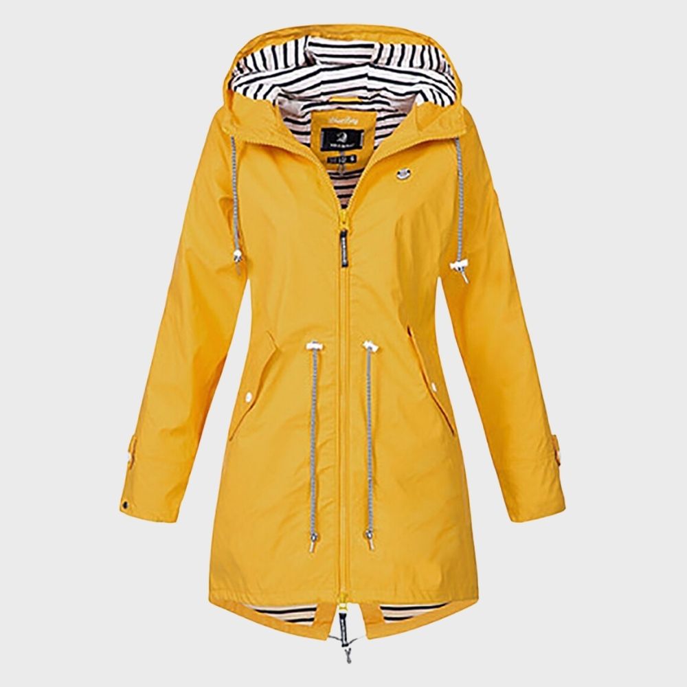 Women's Longline Hooded Rain Jacket