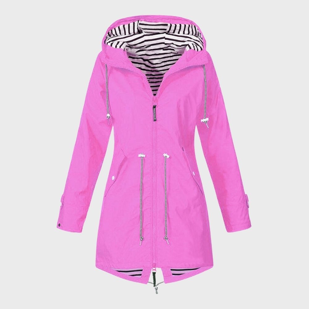 Women's Longline Hooded Rain Jacket