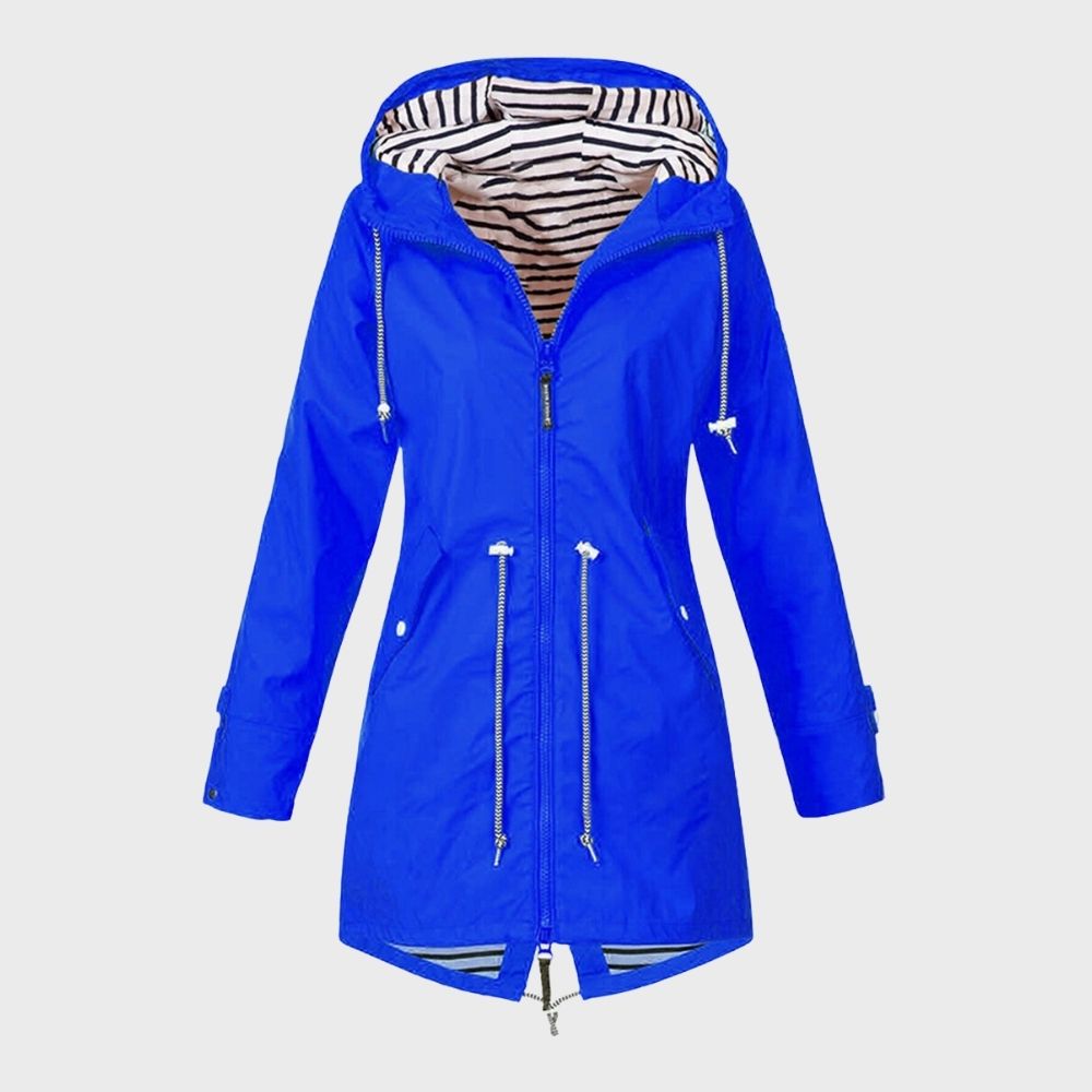 Women's Longline Hooded Rain Jacket
