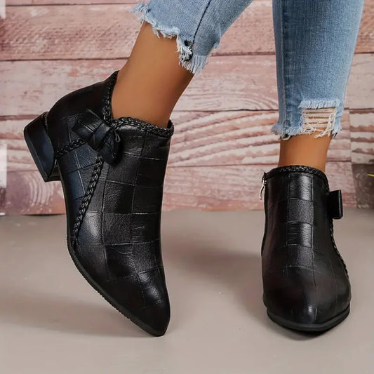 Women's Low Heel Ankle Boots
