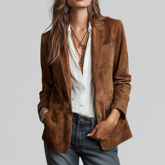 Women's Notch Lapel Tailored Blazer