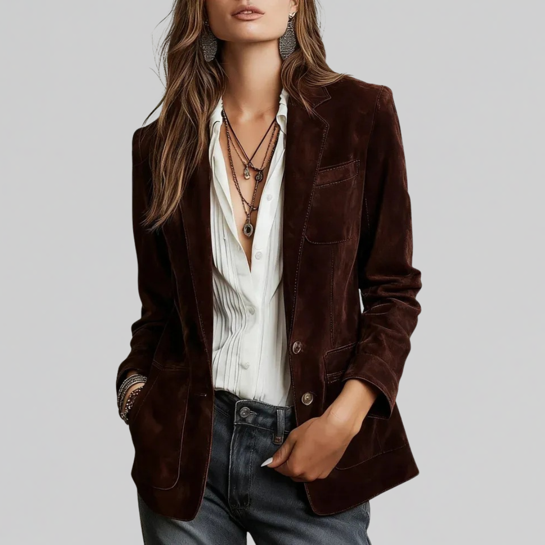 Women's Notch Lapel Tailored Blazer