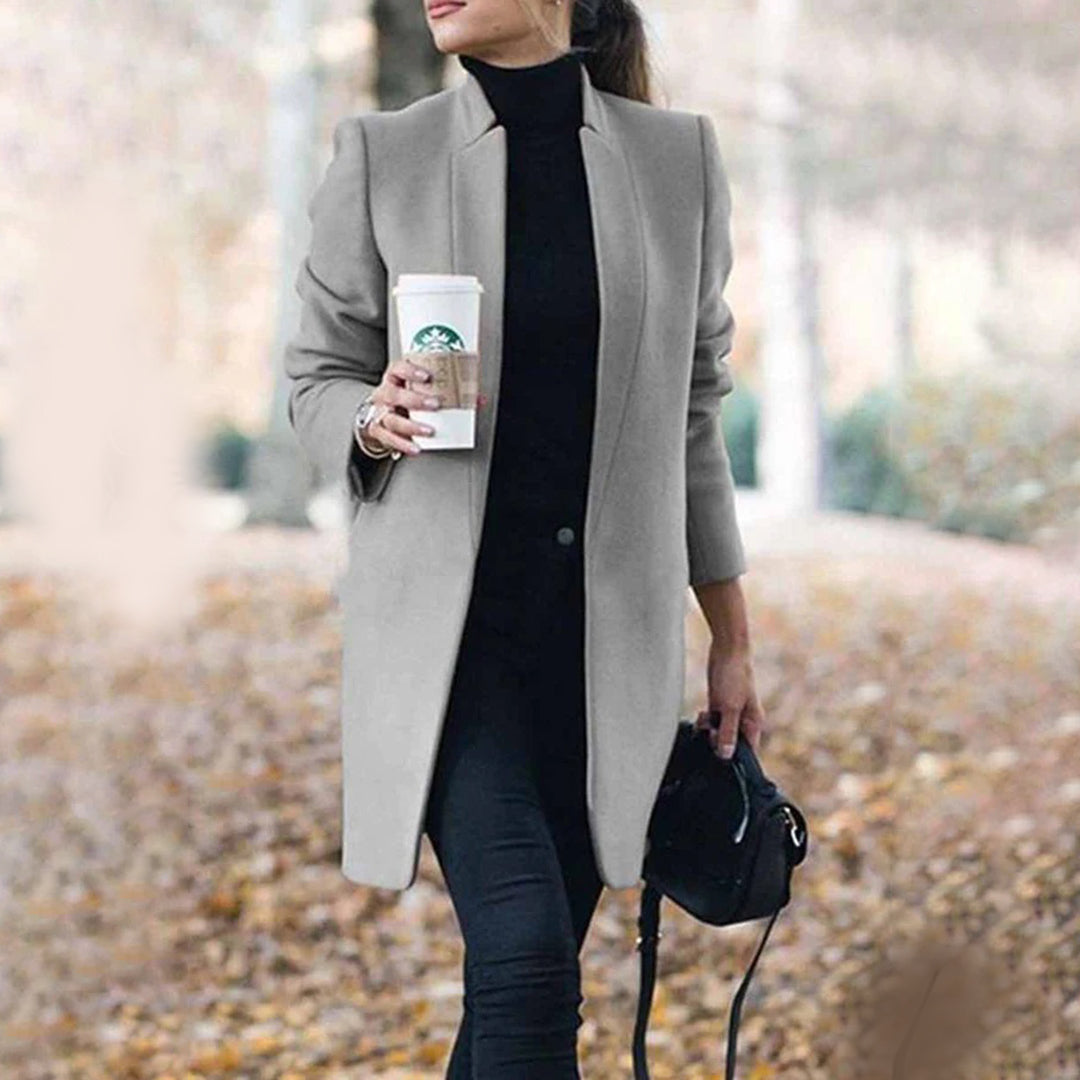 Women's Open Front Long Coat