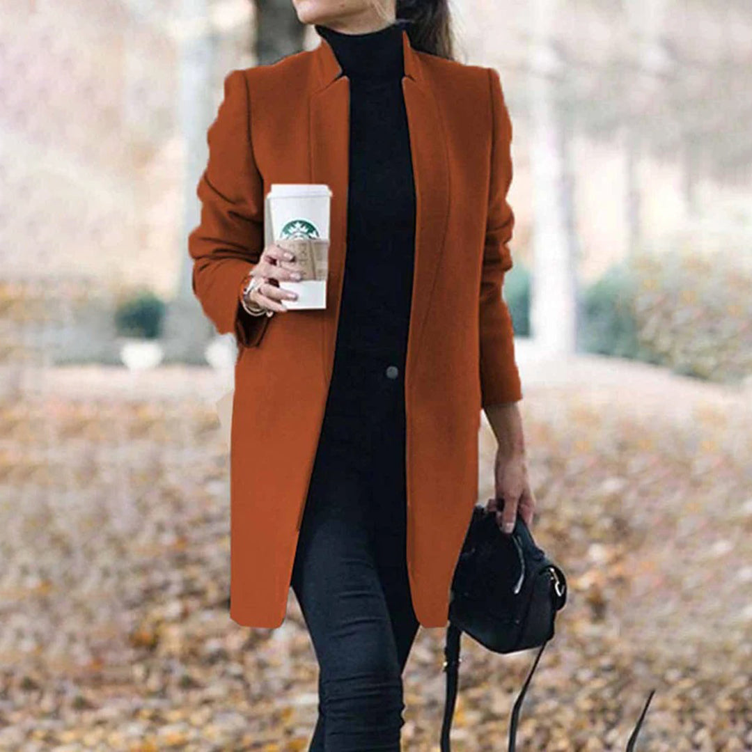 Women's Open Front Long Coat